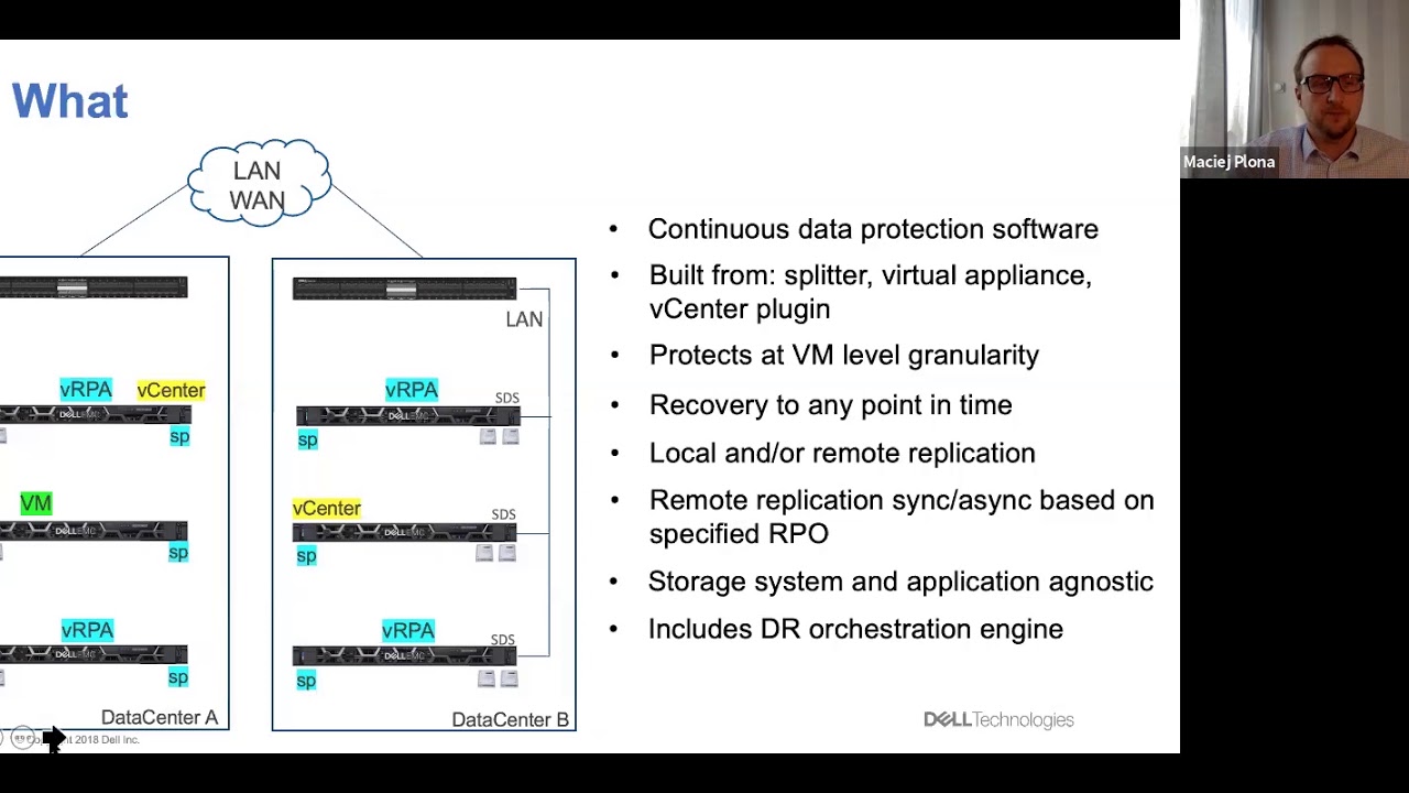 Zapis webinaru: [PL] VxRail Disaster Recovery = active/passive