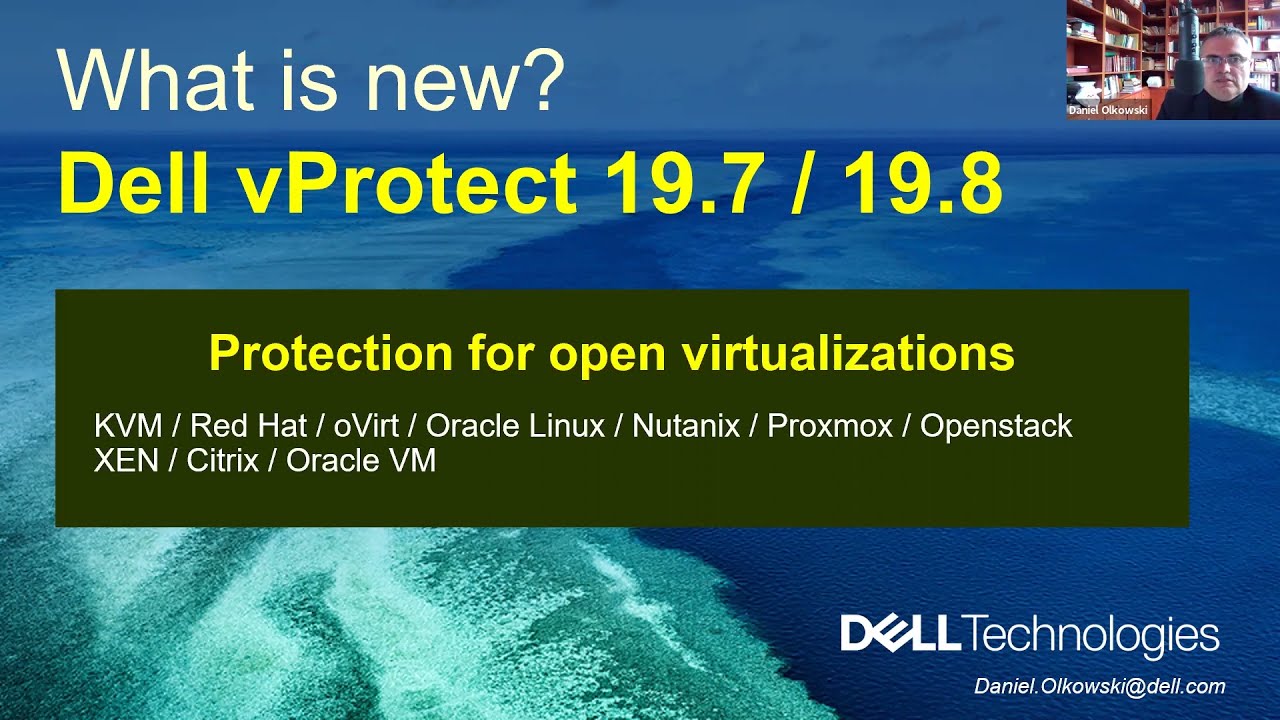 Zapis webinaru: Co nowego w Dell vProtect? Backup maszyn wirtualnych Red Hat, Nutanix, Oracle