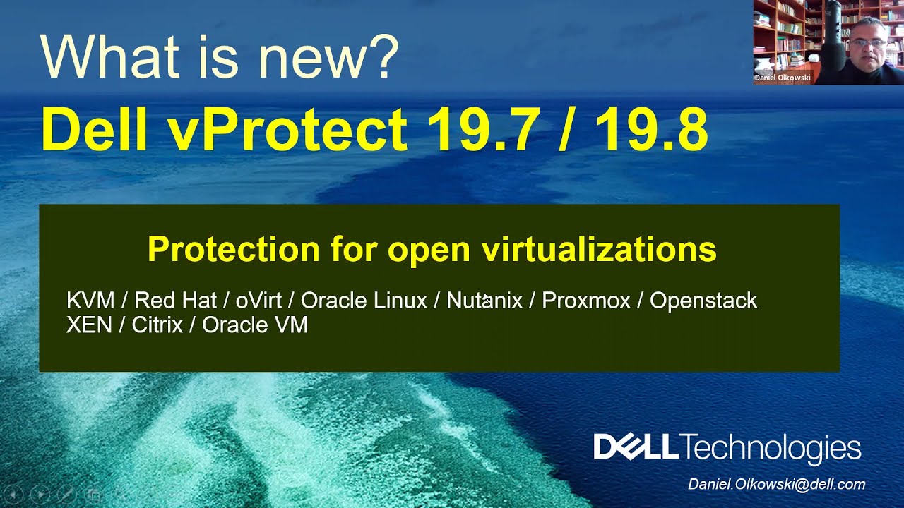 Webinar [ENG]: What’s new in Dell vProtect? Backup of Red Hat, Nutanix, Oracle virtual machines
