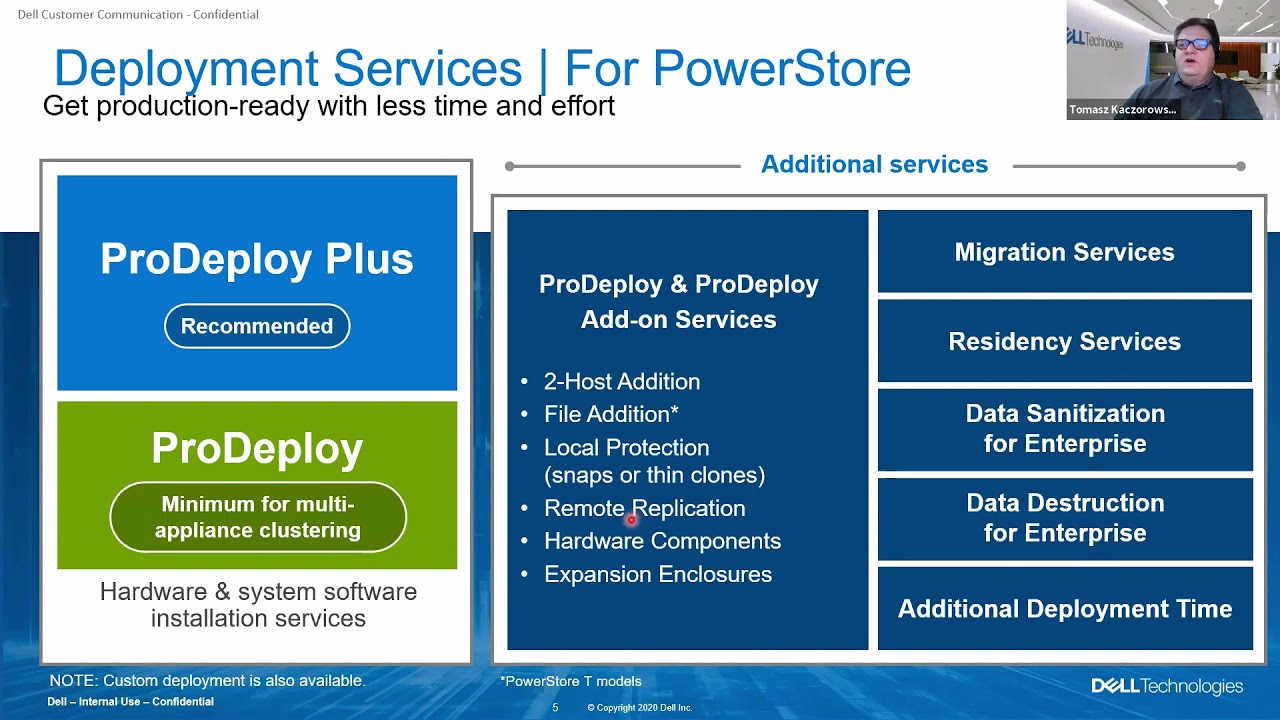 Zapis webinaru: Usługi wdrożenia, wsparcia i Anytime Upgrade dla rozwiązań Dell EMC PowerStore