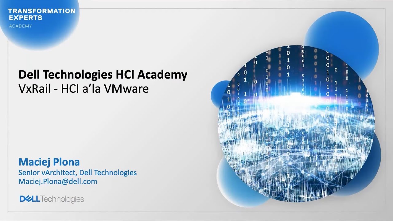 Zapis webinaru (ENG): Dell Technologies HCI Academy. VxRail – HCI a’la VMware