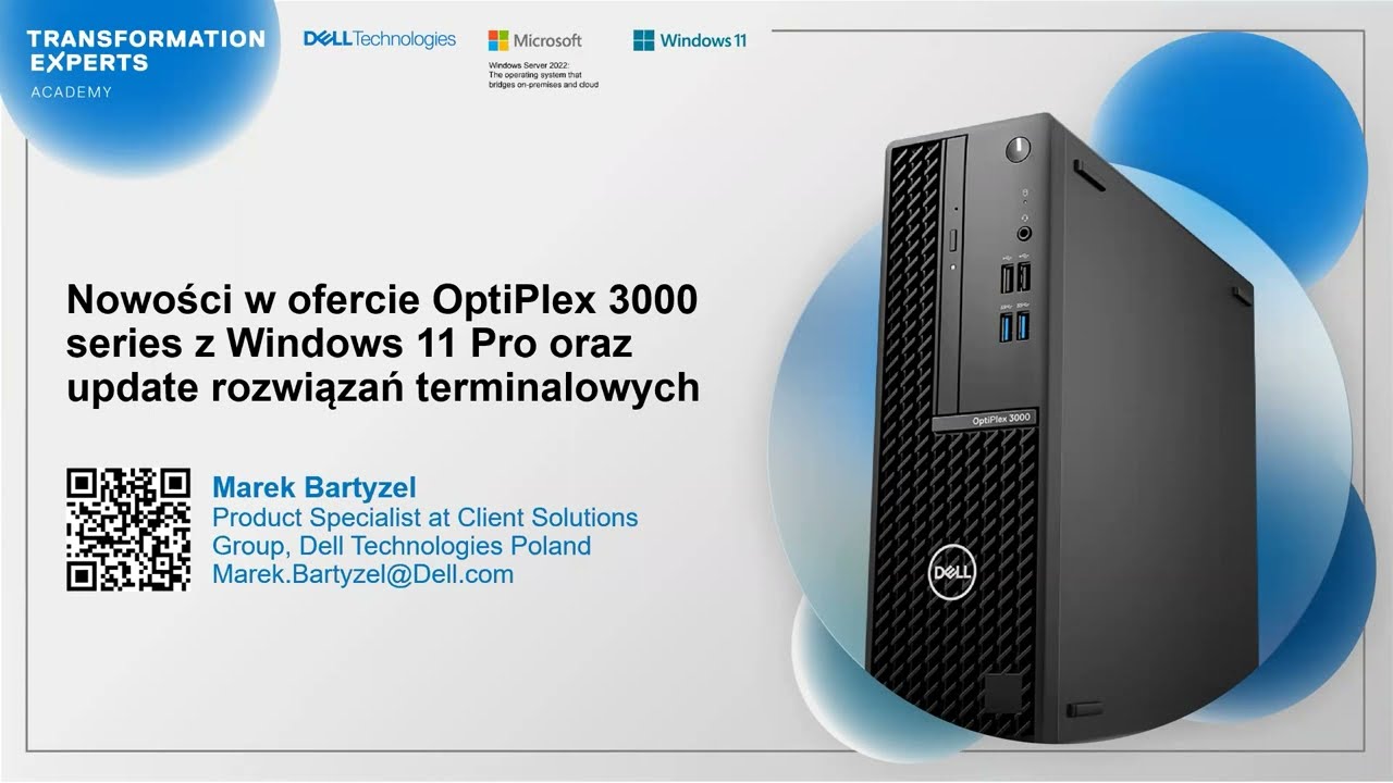 Nowości w ofercie OptiPlex 3000 series z Windows 11 Pro oraz update rozwiązań terminalowych