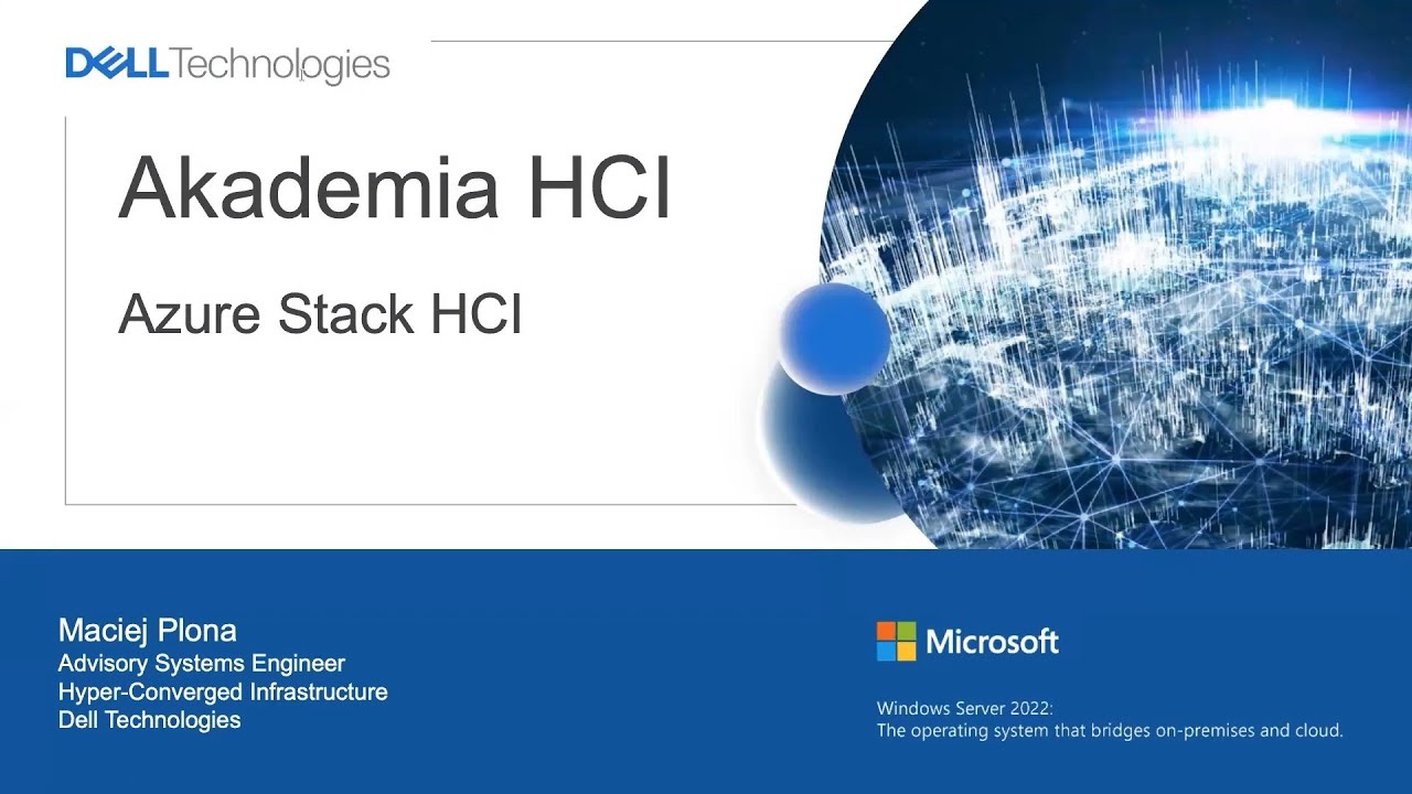 Akademia Dell Technologies HCI – Azure Stack HCI – HCI a’la Microsoft