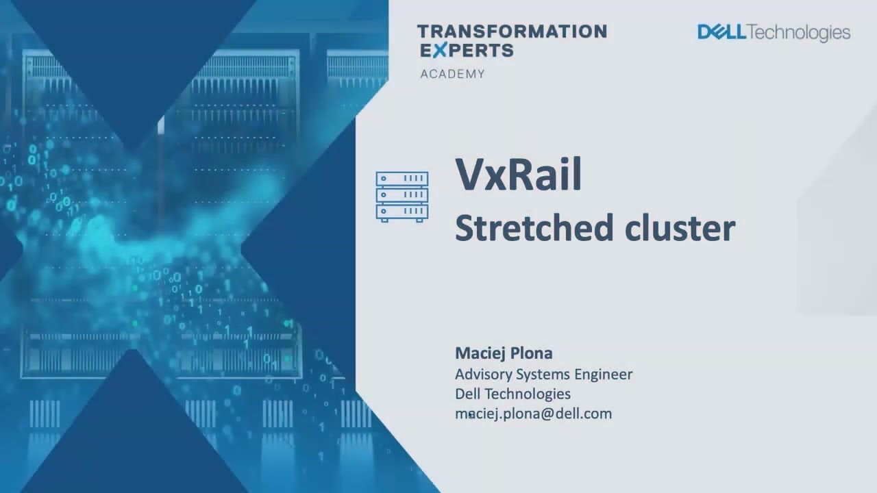 Zapis webinaru (PL): VxRail – Stretched cluster